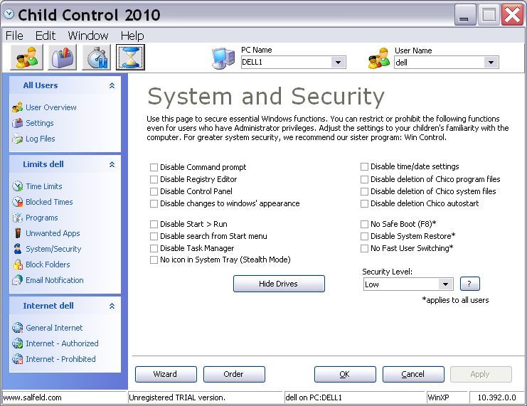 System and Security