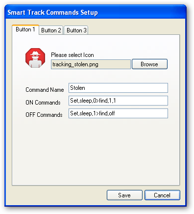 Smart track commands setup