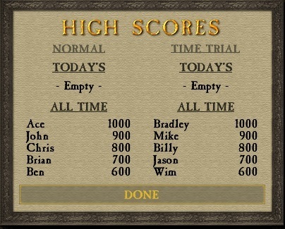 High scores