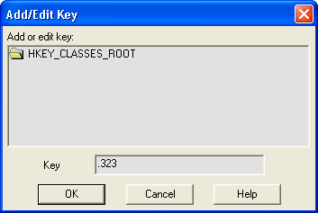 Add or Edit Key window