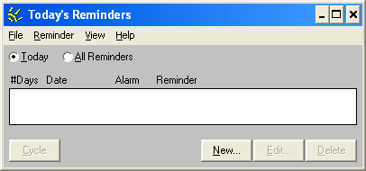 Reminder Screen