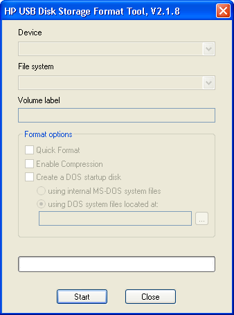 USB Disk Format tool