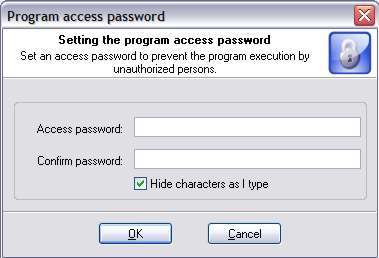 Program access password