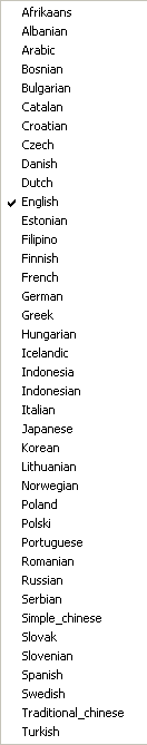 LANGUAGES