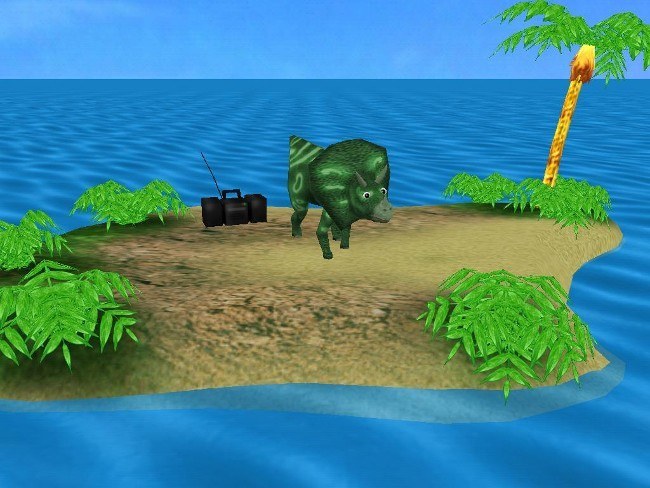 Dino at the Island
