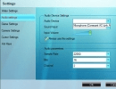 Audio settings