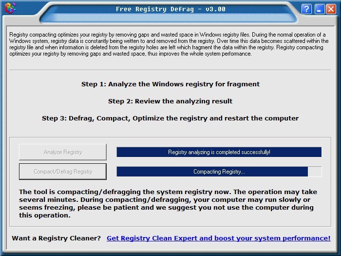 Compacting The Registry
