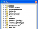 File Types window