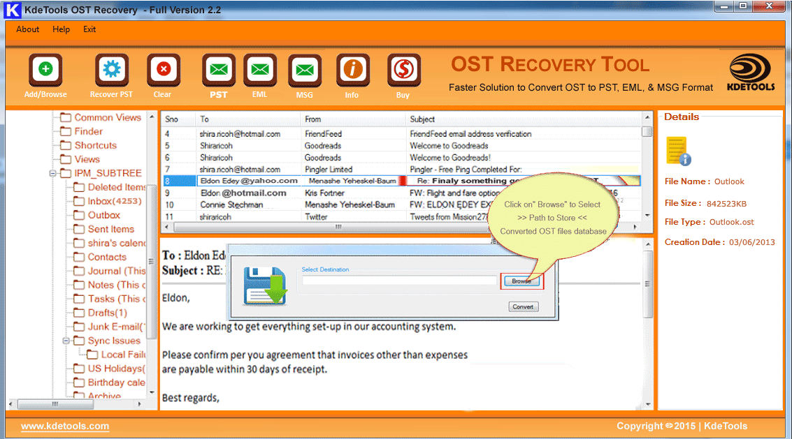 OST to PST Converter FREE Preview