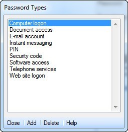 Password Types