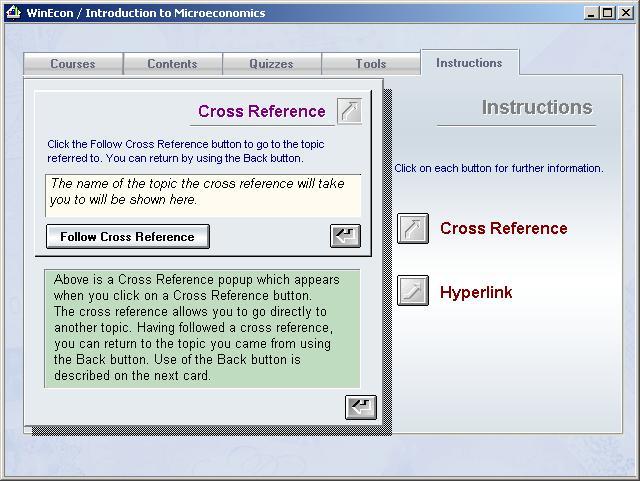 Instructions Window