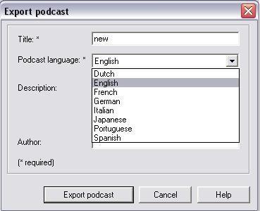 Export Podcast
