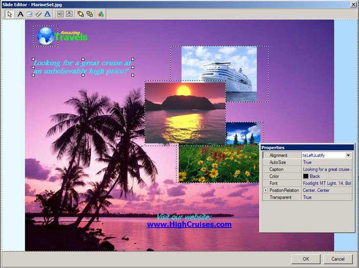 Slideshow Creator Window