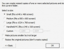 Image Resizer Powertoy for Windows XP 1.0 Advanced Settings