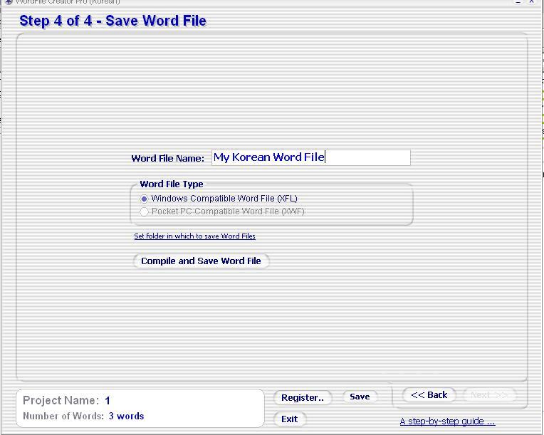 Saving Word File