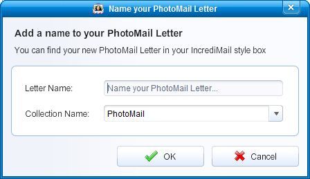 Create a PhotoMail letter