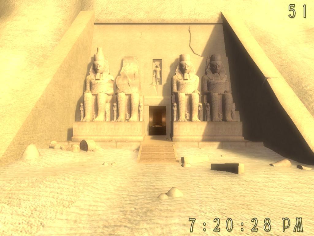 A pyramid entrance 