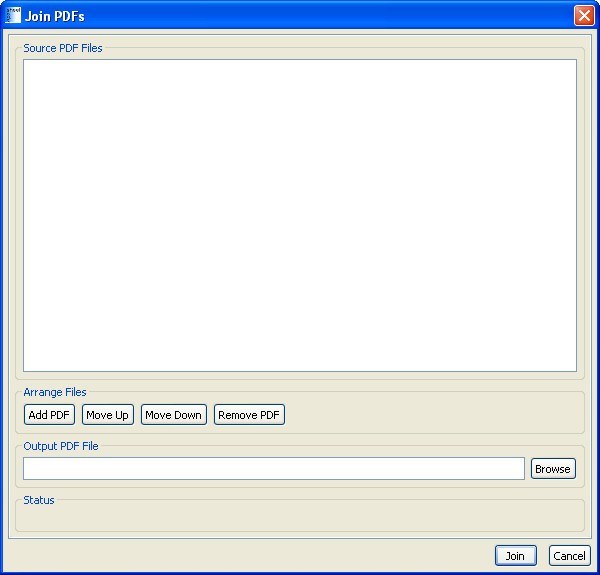 Join PDFs