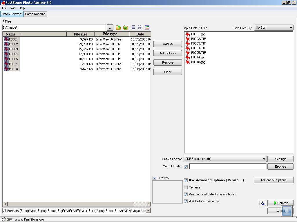 Adding files