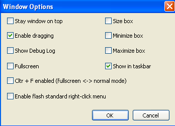 Window options