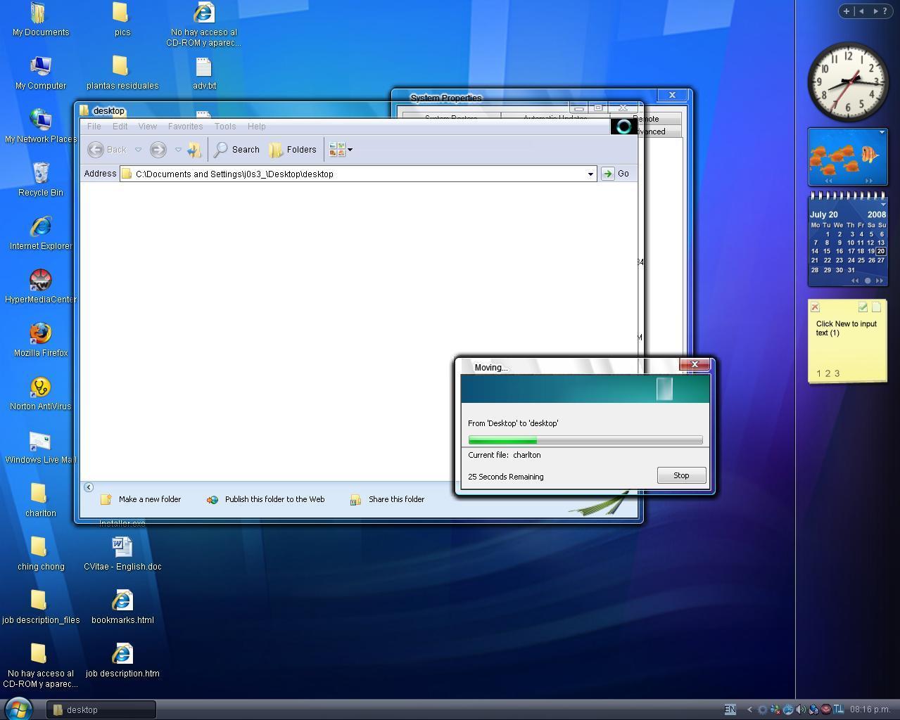 Transparency on windows and taskbar