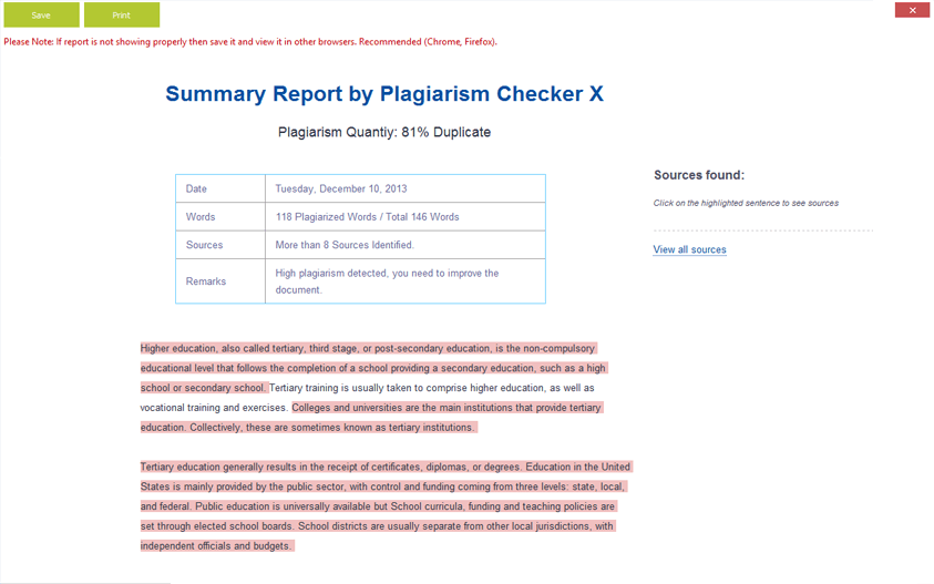 Plagiarism Checker