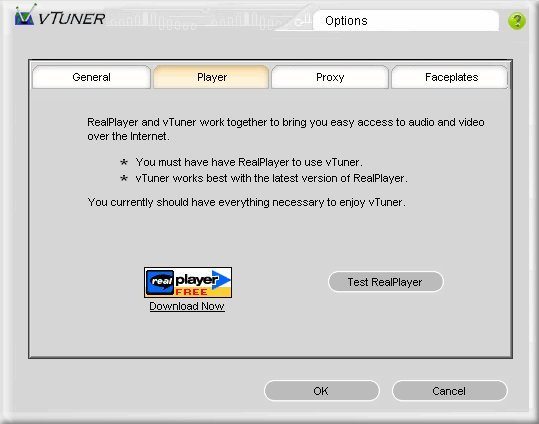 You can choose: realplayer, realplayer...or realplayer