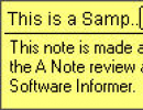 Sample Note