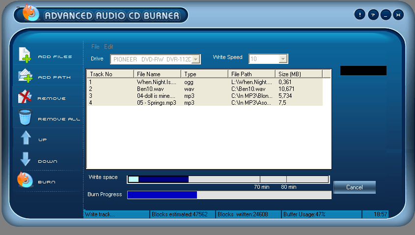 Burning Your Audio Files To CD