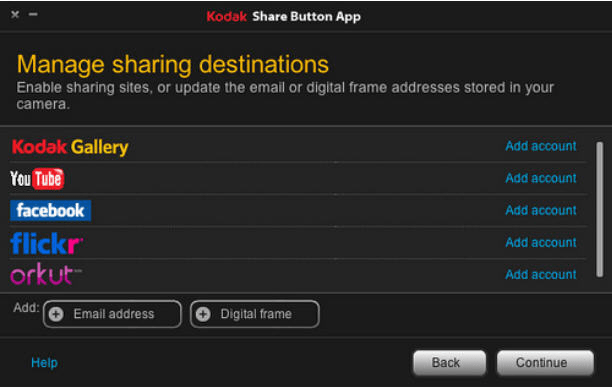 KODAK Share Button App