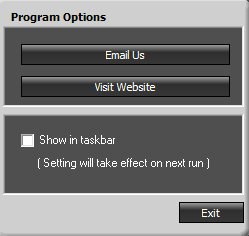 Program options