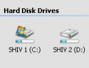 Icon view of Drives