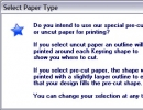 Select paper type
