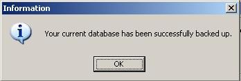 Database backup