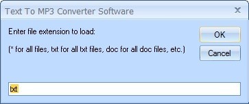 Load Files window