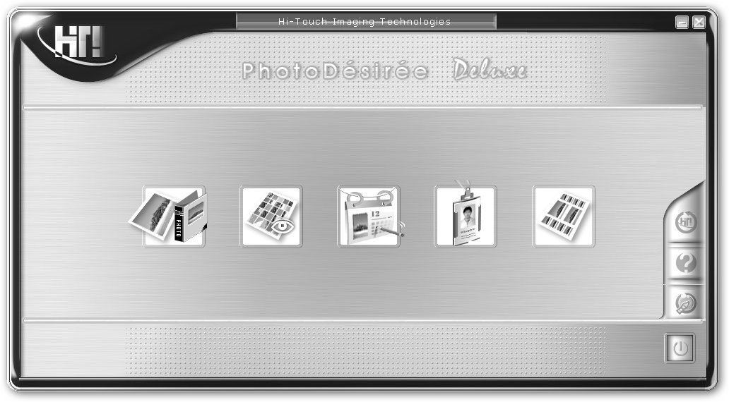 PhotoDesiree Deluxe-Basic interface