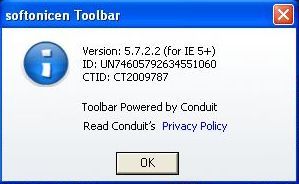 About Softonicen Toolbar