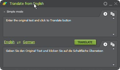 English to German Translation
