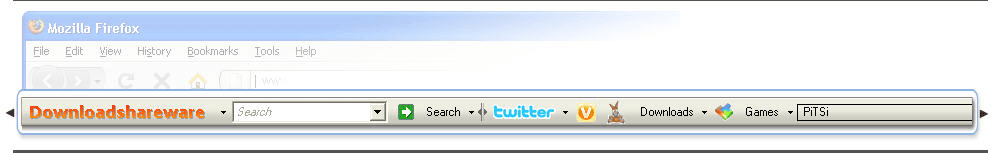 downloadshareware-EN Toolbar screenshot