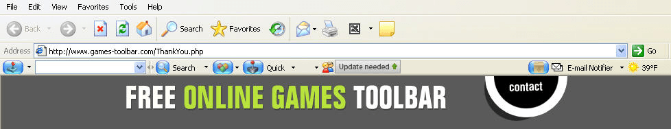 Online Games Toolbar