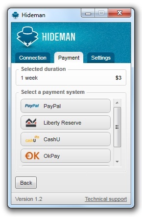 Select a payment system