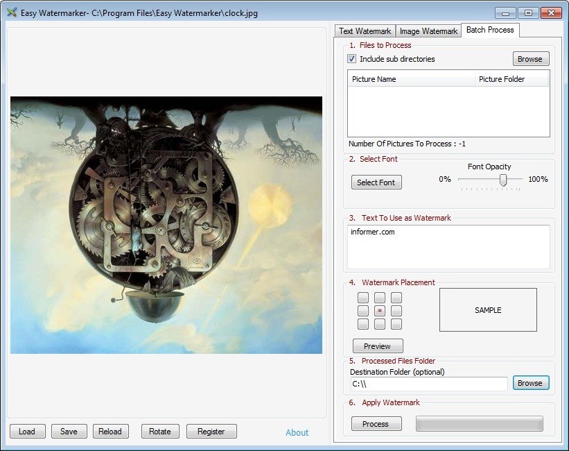 Batch to process multiple files