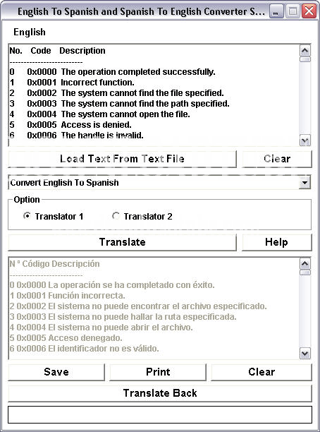 Program Interface