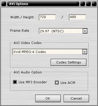 Output format Settings
