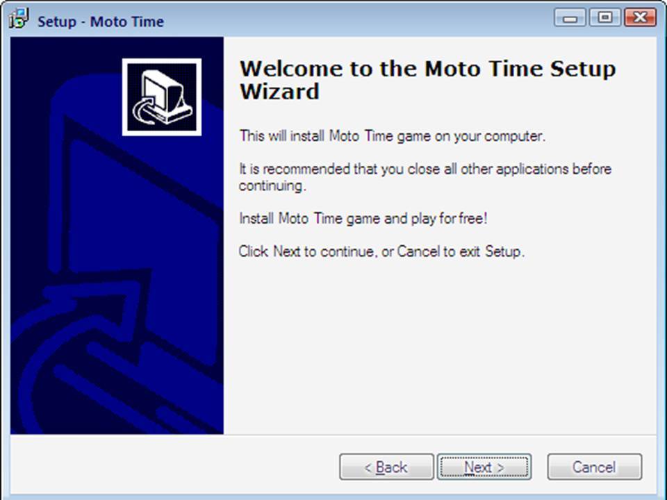 Installation Welcome Screen