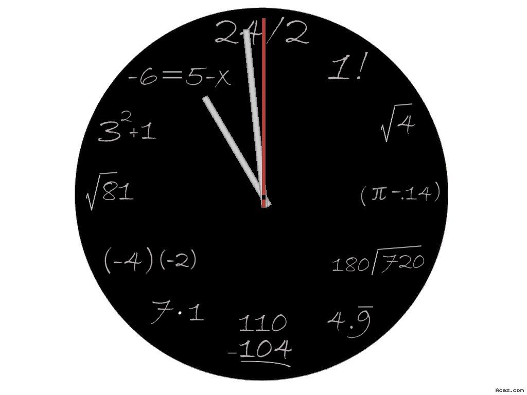 Math clock