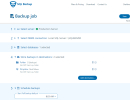 SqlBak Backup jobs settings page