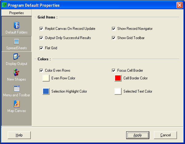 Configuration Panel