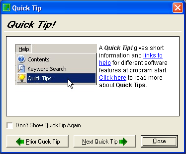 Quick Tips