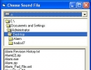 Choose sound file